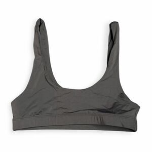 FOUR THREE SEVEN Women’s Black Scoop Neck Micro Sports Bra Size Small